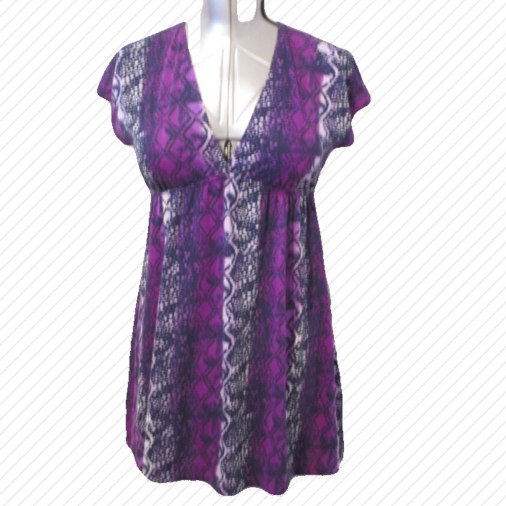 Faded Glory Snakeskin Print Dress S